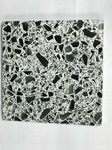Decorative Concrete Aggregate – Colored Stone for Exposed Aggregate, Epoxy, Terrazzo & Broadcast Concrete Applications - Black Glass -Five lb
