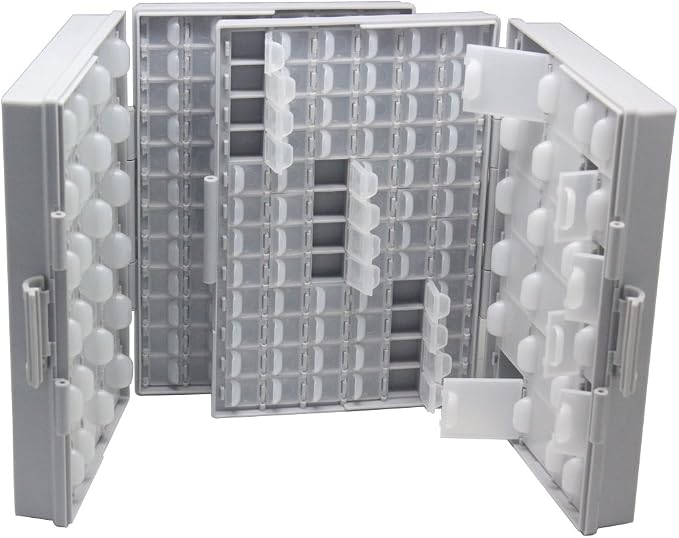 2 Aidetek BOXALL96 96 lids Enclosure SMD SMT Surface Mount Components Parts Box