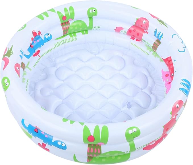 Inflatable Small Pump Pool Children Dinosaurs Mini Pool Wear Cartoon Design for Babies Children Training
