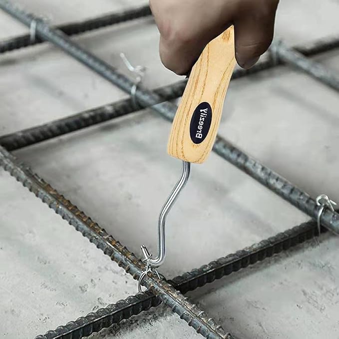 2 Pieces Wire Twister,Rebar Wire Twister Pull Tie Wire Twister, Concrete Metal Wire Twisting Fence Tool