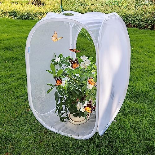 Pop‑up Butterfly Habitat Enclosure with High‑Clear PVC Panel & Fine Mesh - Image 2