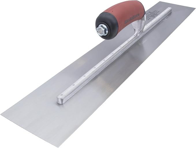 Marshalltown High Carbon Steel Finishing Trowel, 4 x 20 Inch Concrete, Masonry and Drywall Finishing Tool, Assembled in USA, MXS20D