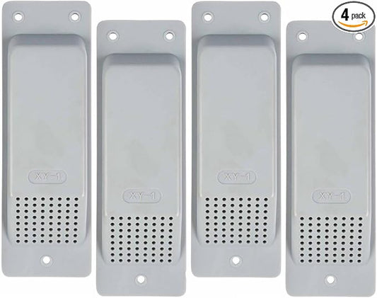 (4 Pack) Shipping Container Air Vent, Cross Flow Ventilation - Light Grey