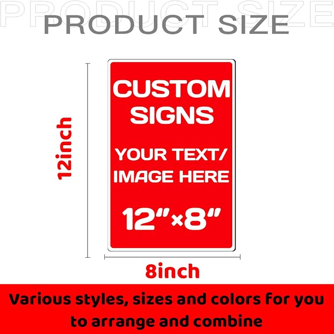 custom company signs,Aluminum Weatherproof Metal Sign Multiple Sizes Customize Personalized Text And picture Here,hazard sign,garden sign,custom door sign,Customised business signs
