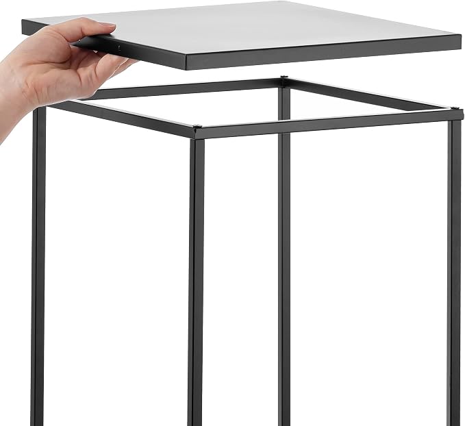 Black Plant Stand Indoor: 31.5” Tall Pedestal Stand for Wedding Centerpieces Party Event Center Pieces Decoration for Table Home Decor 2 PCS