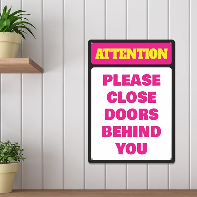 Custom Metal Sign for Outdoor and Indoor made from weatherproof non rusting aluminum. Full Color, UV Ink lasts years. Customized No Trespassing Signs, Personalized Delivery Signs for home or office. 12" x 8" - by ATX CUSTOM SIGNS