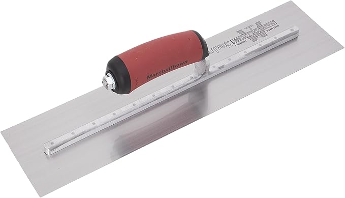 MARSHALLTOWN High Carbon Steel Finishing Trowel, 3 1/2x 16 Inch Concrete, Masonry and Drywall Finishing Tool, Made in the USA, MXS61D