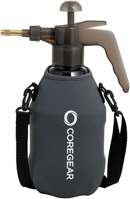 (Ultra Cool™ XLS) USA Misters 1.5 Liter Mister & Sprayer Personal Water Pump with Full Neoprene Jacket and Built-in Carrying Strap