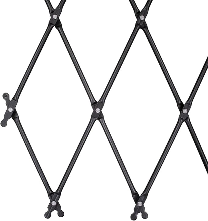 Achla FT-32G Designs Wall Mounted Lattice Garden Trellis, Graphite