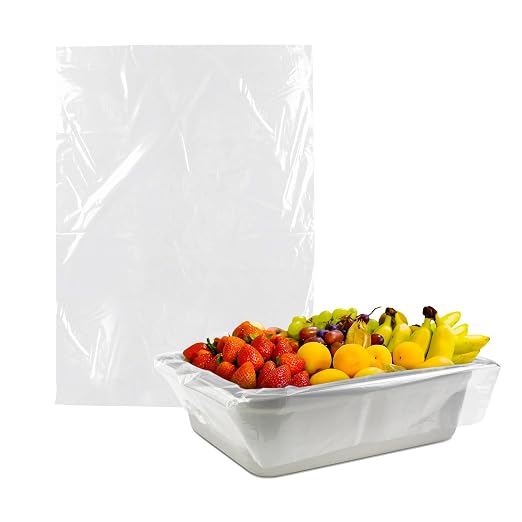 APQ Pack of 1000 Steam Table Pan Liners with Twist Tie 15 x 12. Disposable Polyethylene Pan Liners 15x12. Poly Bun Pan Covers for Caterers, Cafeterias, Restaurants.