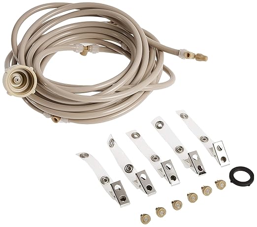 20-Pack Orbit 1/4" Portable Outdoor Patio Cooling Mist System, Water Misting Kit - 20066