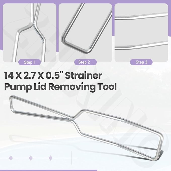 Pool Pump Lid Removal Wrench Tool 110 for Swimqu-IP & Hayward Strainer | Strainer Pump Lid Removing Tool - 14'' X 2.7'' X 0.5'' Compatible with American Products Strainer Replacement - U79-11