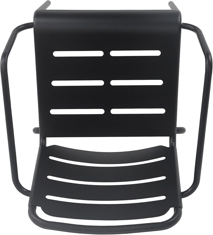 Christopher Knight Home Jodi Outdoor Bistro Set, 3-Piece Bistro Table and Chairs Set of 2, Patio Furniture Set with Iron Frame, Patio Conversation Set for Poolside/Garden Cafeteria, Matte Black