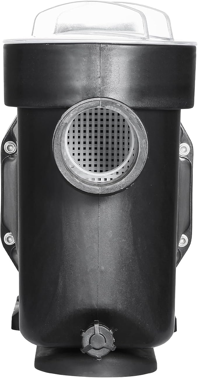VEVOR Above Ground Pool Pump, 3 HP, 149 GPM Max Flow Single Speed Swimming Pool Pump, 220V 3450 RPM 42 ft Max Head Lift with PP Shell Strainer Basket, 122°F Max Water Temp, for Hot Tubs Spas, No Plug