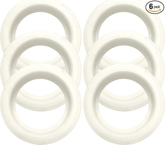 3 inch Hydroseal flexible tank adapter TPV grommet Bulkhead Fitting for PVC Pipe, No-Glue Push-Fit bulkhead connector for Water Tank/Barrel/IBC Tote, Aquaponics Hydroponics Aquarium Drain