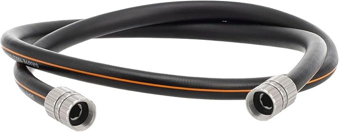 Giraffe Tools Garden Hose 5/8", Custom Length, Heavy Duty, No Kink, Flexible, Rubber Garden Hose, Leakproof Water Hose, 600 Burst PSI, 5ft Female to Female Hose