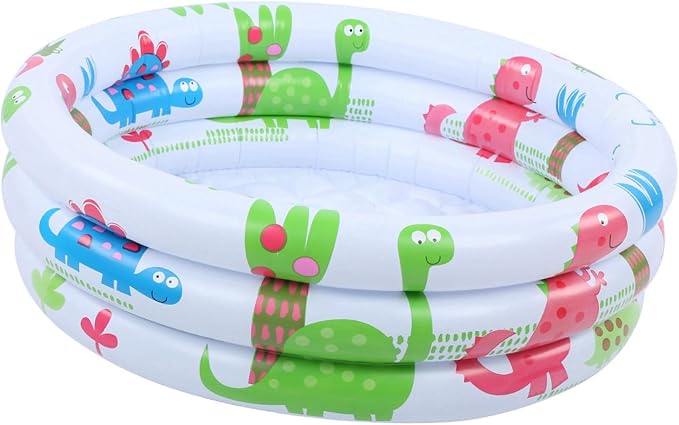 Inflatable Small Pump Pool Children Dinosaurs Mini Pool Wear Cartoon Design for Babies Children Training