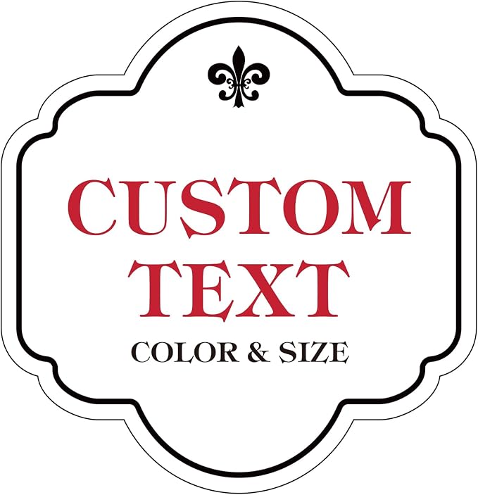 Custom Sign - Custom Sign Outdoor Metal,Personalized Metal Signs for Outside,Yard,Wall,Office,Business,Garden,Gate,Porch,Garage Ultra Clear Waterproof 18 x 18 inch