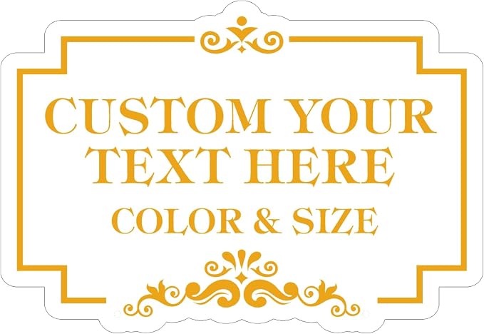 Custom Sign Outdoor Metal - Personalized Sign for Outside House,Deliver Delivers,Road,Pool,Yard,Garden,Porch,Backyard,Business,Fade Resistant Highly Visible 18 x 12 inch