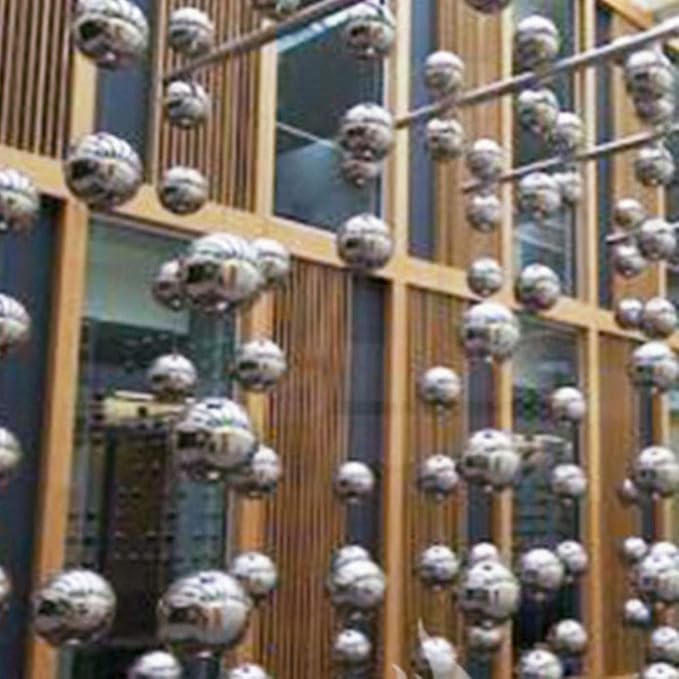 Stainless Steel Gazing Ball, Mirror Polished Hollow Ball Reflective Garden Sphere, Floating Pond Balls Seamless Gazing Globe for Home Garden Ornament Decorations (5CM X 6PCS)