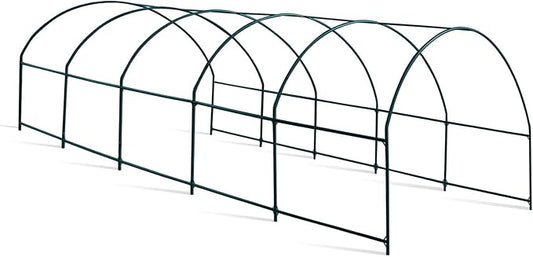 YardGrow Large Garden Support Arch Frame Climbing Plant Arch Arbor for Various Climbing Plant Roses Vines Birthday Wedding Party Decoration Pergola Frame (24.6' x 10' x 7')