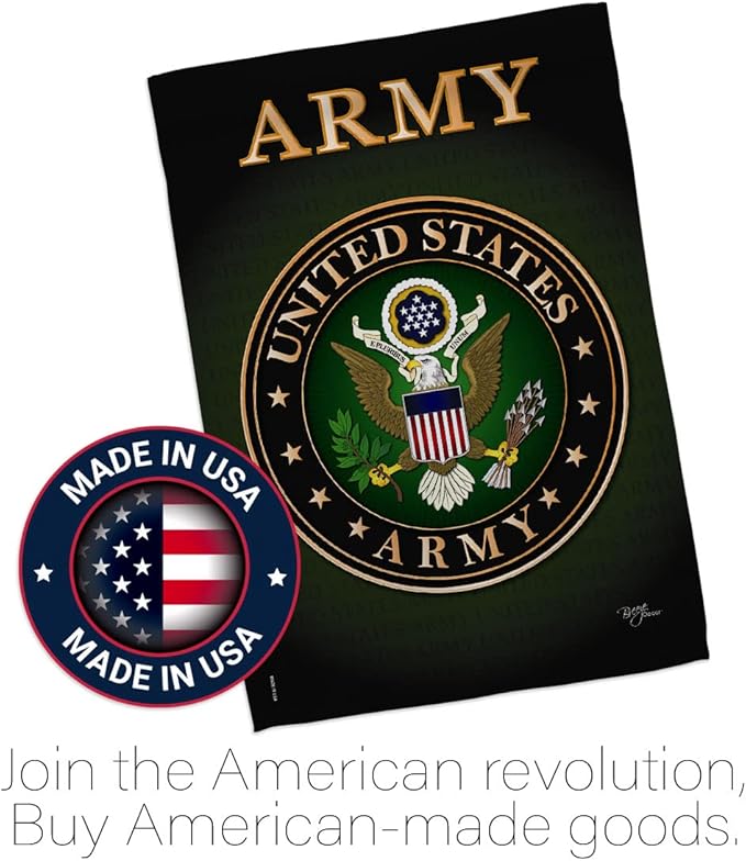 Army Garden House Flag - Kit Armed Forces Rangers United State American Military Veteran Retire Official - Decoration Banner Small Yard Gift Double-Sided Made in USA 28 X 40