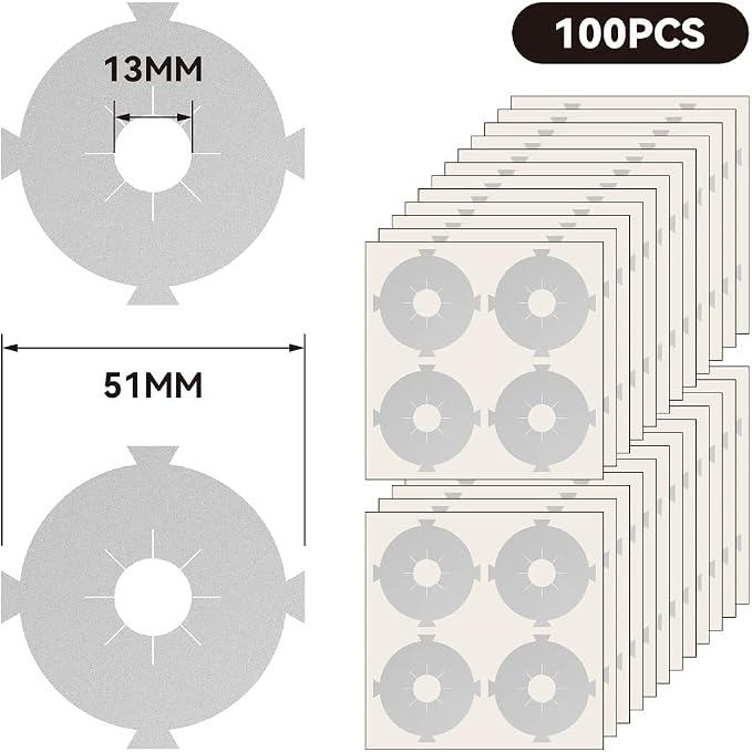 Hydroponic Seed Pod Labels,Replacement PVC Seed Pod Stickers 100pcs, Round Peel and Stick Hydroponic Garden Basket Label for Mark Plants & Understand Plant Growth