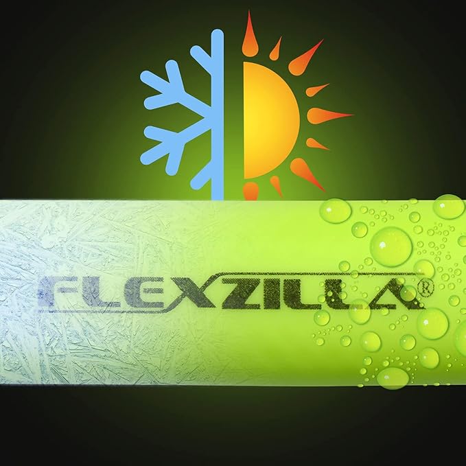 Flexzilla Air Compressor Hose, 3/8 in. x 100 ft., 1/4 in. MNPT Fittings, No-Kink, All Weather, Lightweight, Premium Hybrid Polymer, 300 PSI, ZillaGreen