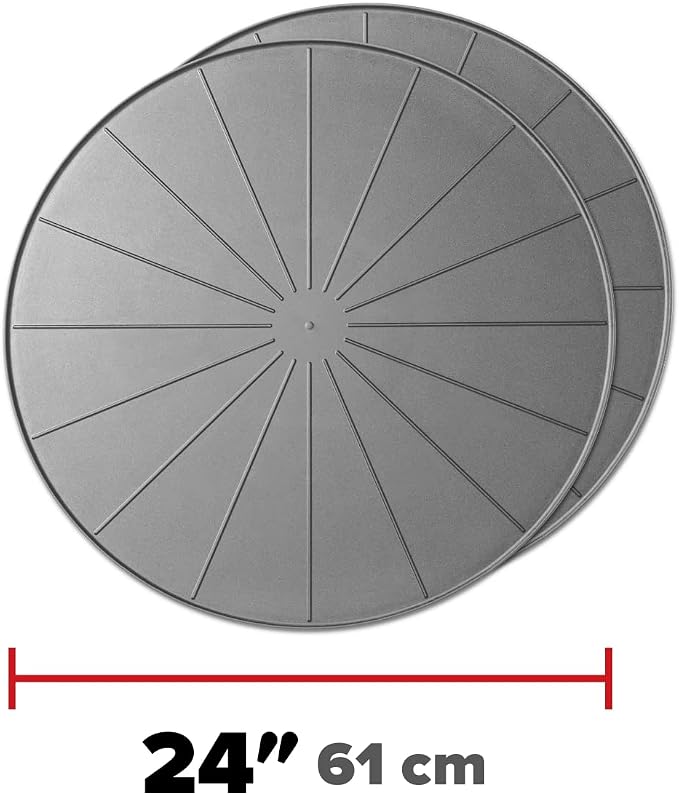 WeatherTech 24" Project Mats/Coasters - Contain Projects and Their Messes (8A24CST2PKGR) - Grey (2-Pack)