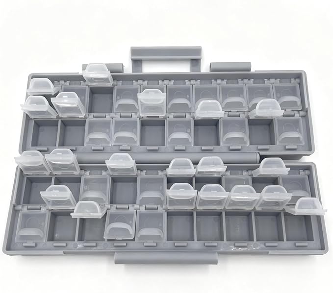 4 units AideTek BOX-ALL 40 Individual Compartments Organizer The Flexible Solution for Mixed Small Parts