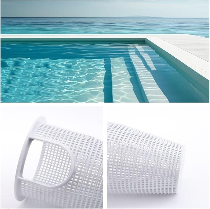 070387 Pool Pump Strainer Basket for Pentair Whisperflo Intelliflo 2pcs | Fits 070387Z,91110040,B-199,310-3210 Skimmer Filter Basket, Durable construction, Easy install