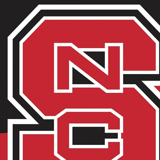 NCAA North Carolina State University House Flag, 28 x 44, Double Sided Garden Flags for Outside, Outdoor College Flags & Banners for Gardens Patio, Indoor Wall Decor Flag for Room