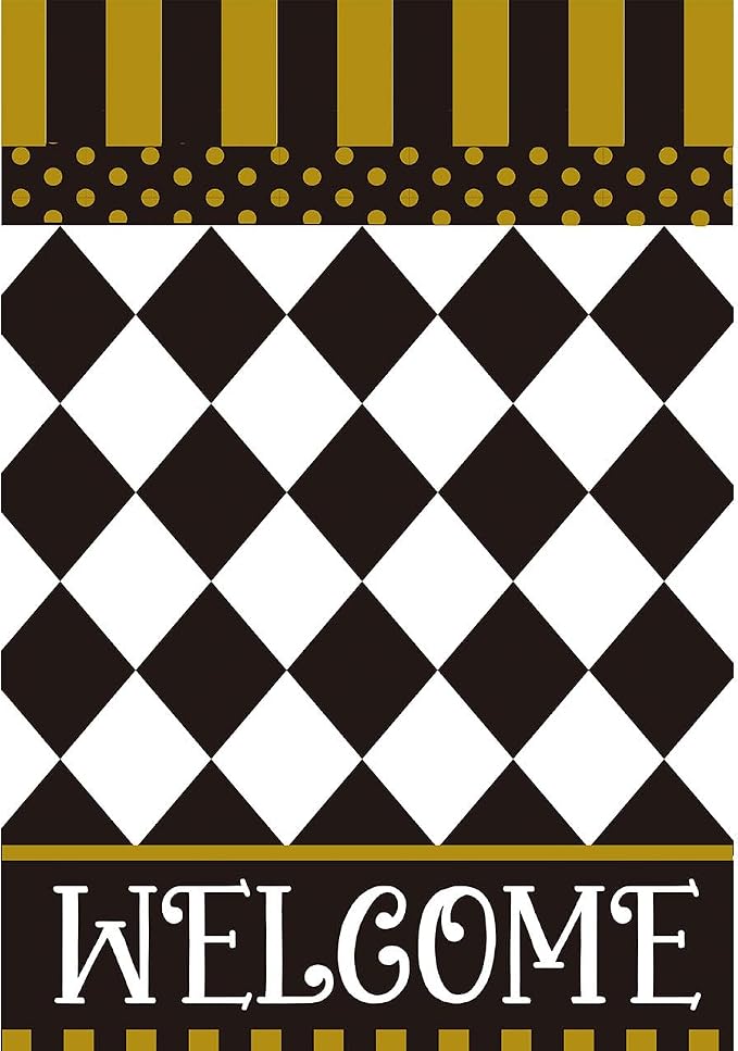Briarwood Lane Checkerboard House Flag