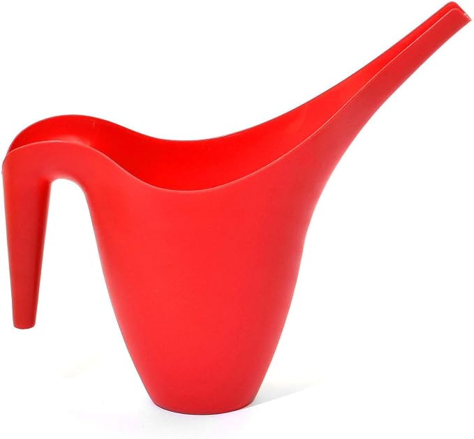 Ashman Set of 12 Watering Can, Indoor and Outdoor Use, Assorted Colors which Include Red, Green, Yellow, 2 Liter Capacity, 12 Pack