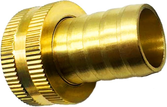 Garden Hose Adapter 3/4" Drip Irrigation Tubing to Faucet - Reusable Connector Fittings for Most Rain Bird, Orbit, Dig, Toro 3/4 Tubing x 3/4" GHT Garden Hose Repair kit(10Sets)