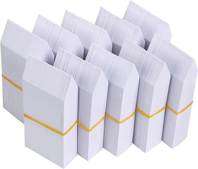 1000 Pcs Plant Tags, 4 Inch Plastic Garden Plant Pot Markers Waterproof Plant Label, White