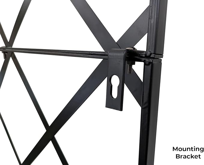 Giant Trellis, 108” high (9’ Tall) by 28” Wide Trellis with Arched top - by Meranti Home + Garden