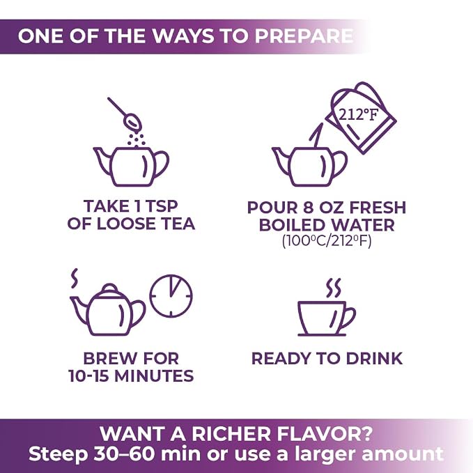 2 oz. Blackcurrant Fruit Herbal Tea (Ribes Nigrum) - 56g Dried Blackcurrant Berries Herb Té De Grosella Negra