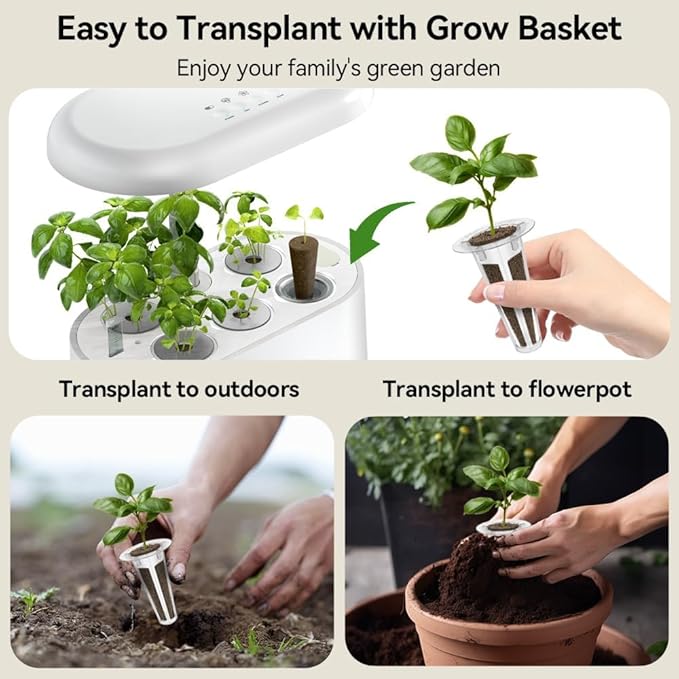 Inbloom Fragrant Bouquet Flower 7 Pods Seed Pod Kit for AeroGarden, iDoo, Ahopegarden, GARDENCUBE(350+ Flower Seeds with Marigold, Daisy, Cockscomb, Borage, Dwarf Sunflower Bambino, Marigold, Dahlia)
