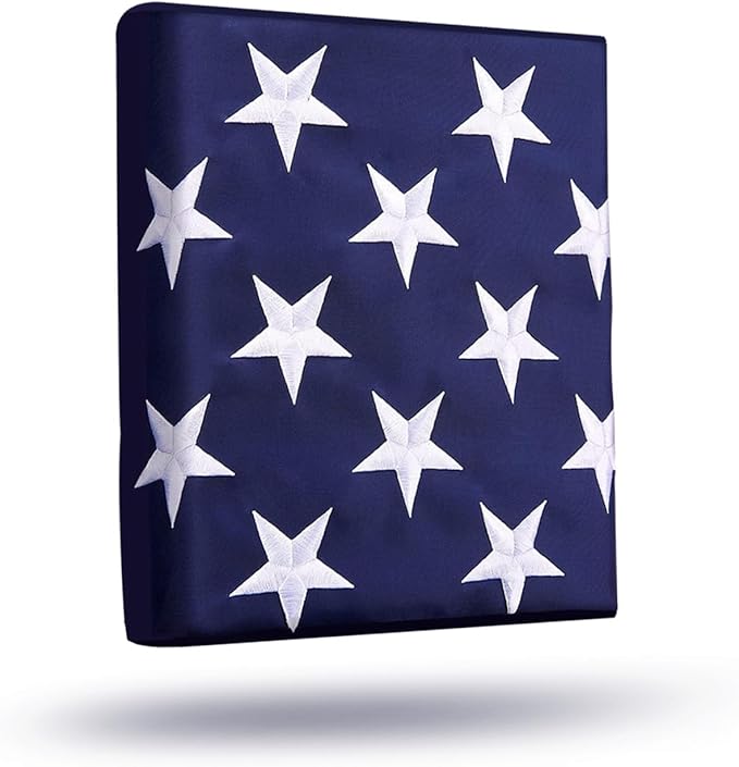 American Flags 5x8 Outdoor Use,Non Fading American Flags for Outside,American Flag Outdoor Heavy Duty, American Flag Longest Lasting,US Flag Embroidered Stars, Brass Grommets Sewn Stripes