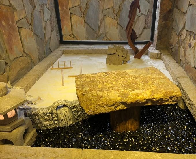 FANTIAN 40 lbs Black River Rocks for Landscaping, 2-3 inch Pebbles for Indoor Plants, Large Decorative Stones for Planters Aquarium Fish Tank and Garden Rocks
