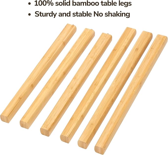 BAMEOS Bamboo Nesting Triangle End Table,Set of 2 Side Table Modern Minimalist Coffee Table for Living Room (Walunt)