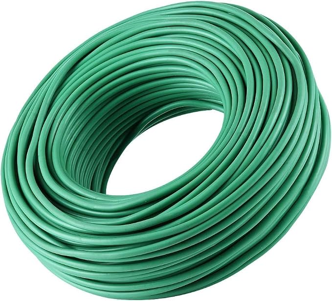 PGarden-EZ Heavy Duty Garden Plant Ties, 250 Feet Soft Twist Ties for Vines Tomatoes, Thick Green Zip Ties for Climbing Plants and Garden Twine