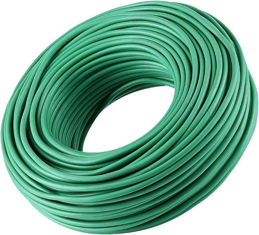 PGarden-EZ Heavy Duty Garden Plant Ties, 250 Feet Soft Twist Ties for Vines Tomatoes, Thick Green Zip Ties for Climbing Plants and Garden Twine