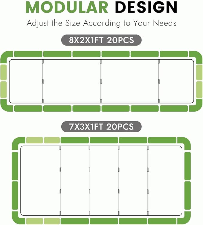 INNO STAGE Galvanized Raised Garden Bed Kits, 8x2x1ft Metal Raised Garden Beds Outdoor, Large Steel Raised Planter Bed with Gloves for Vegetables & Flowers Patio Ground Planter Box (Olive Green, 1PC)