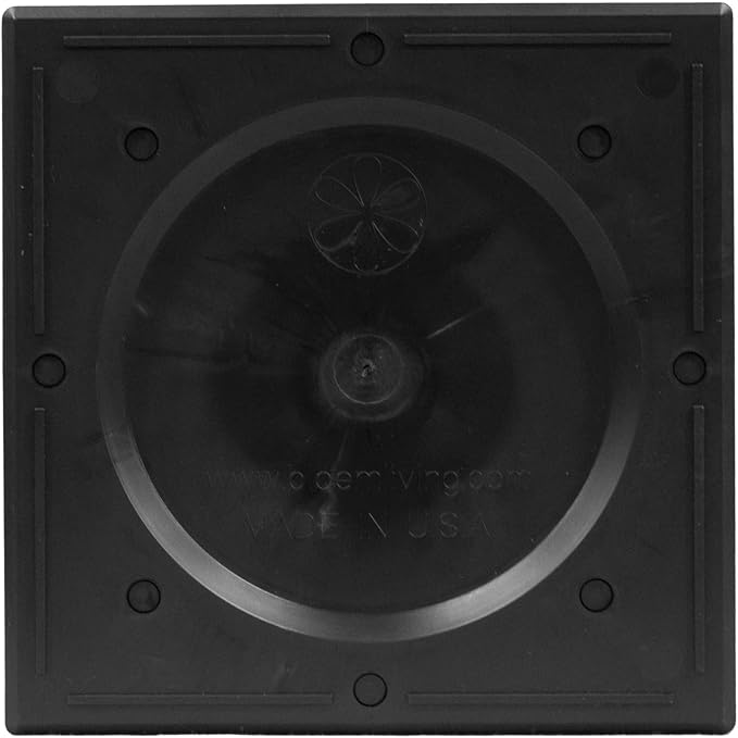 Bloem Finley 20" Tall Tapered Recycled Plastic Planter, Indoor/Outdoor, Black