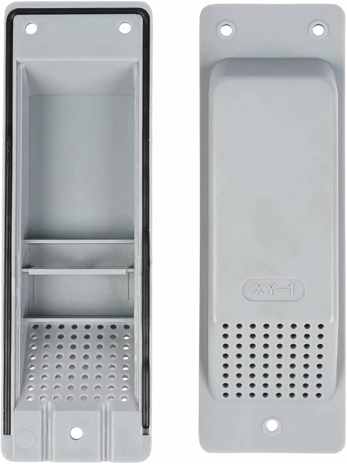 Shipping Container Air Vent, Cross Flow Ventilation - Light Grey