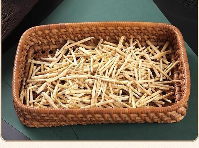 Lalang Grass Rhizome- Pure Natural Chinese Herbal Medicine-Dried Cogon grass root 白茅根3.53oz/100g Used for making soup-Brewing tea-Bai Mao Gen (Cogon grass root)