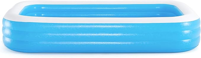 Bestway H2OGO! Blue Rectangular Inflatable Family Pool (10' x 6' x 22")