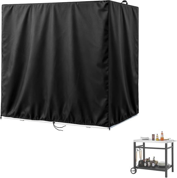 Kasla Storage Cabinet Cover, Outdoor Chest Storage Waterproof Cover, Weatherproof Cabinets Covers for Kitchen Patio Garden Backyard (40"L×24"W×32"H)